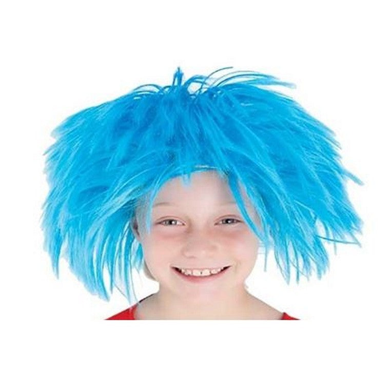 Blue wig for thing 1 best sale