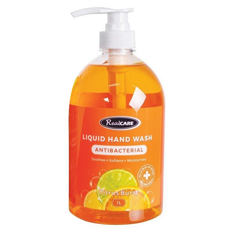 Anti Bacterial Hand Wash, Citrus Burst, 1L