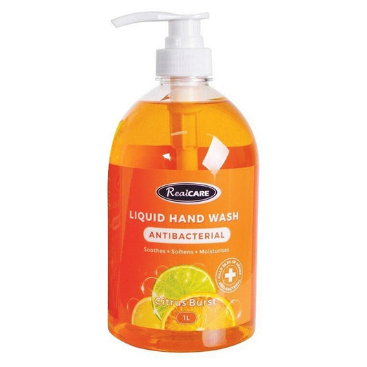 Anti Bacterial Hand Wash, Citrus Burst, 1L