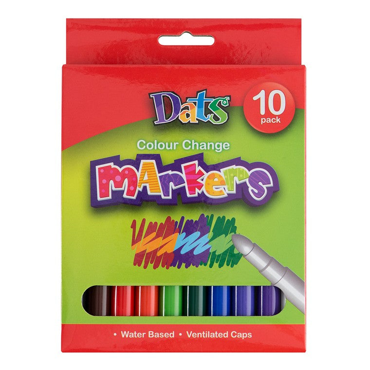 Colour Change Markers, 10pk