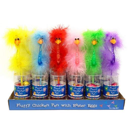 Fluffy Chicken Pen W/ Chocolate 50gm