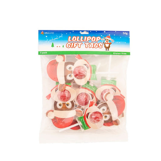 Rudolf Nose Lollipops, 5pk