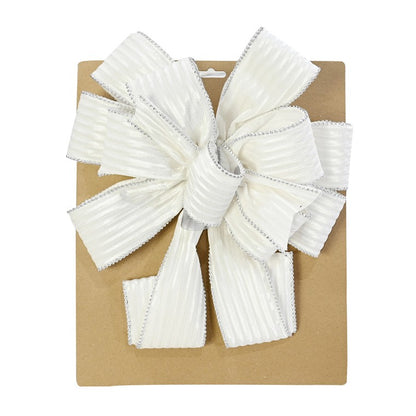 Christmas Tree Topper Bow, Asstd