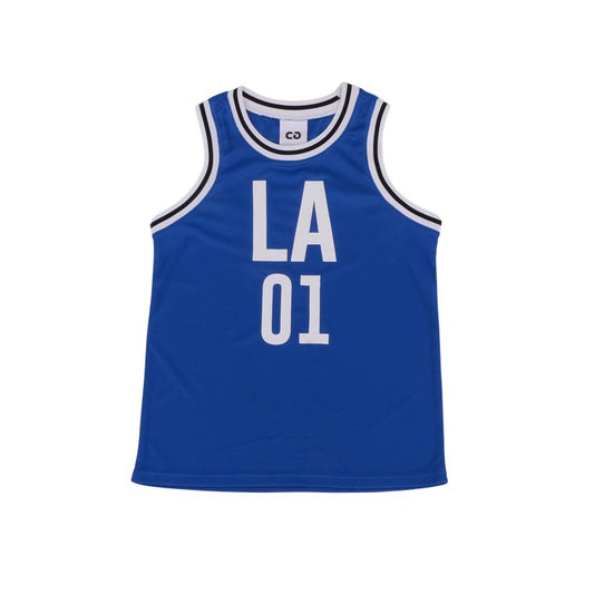 LA Print Basketball Tank, Size 12