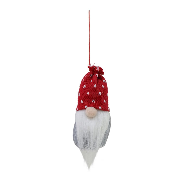 Knitted Beanie Gnome, 10cm, Asstd