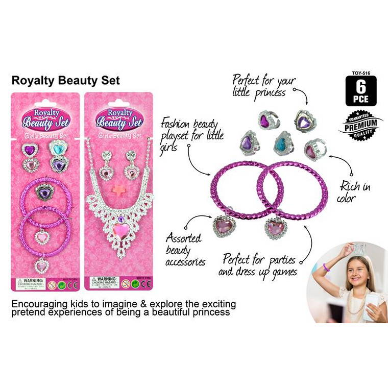 Princess Jewellery Set, 6pce