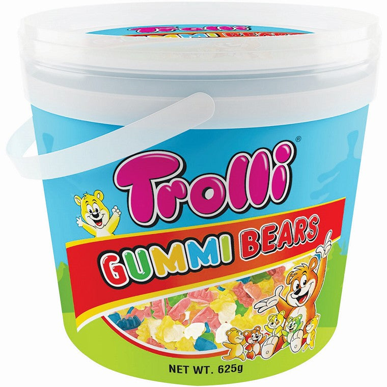 Trolli Gummi Bear Bucket, 625gm