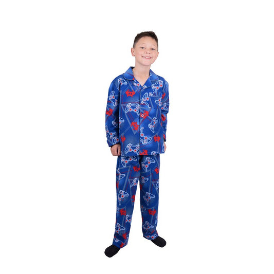 Flannel PJ Set, Gamer, Size 8