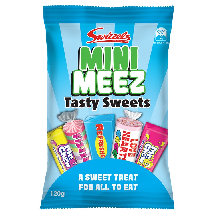 Swizzels Mini Meez Tasty Sweets, 120gm