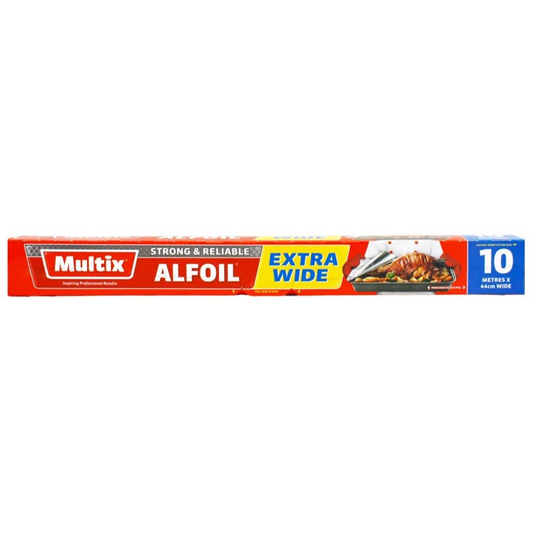 Multix Aluminium Foil Wrap Extra Wide, 10m X 44cm