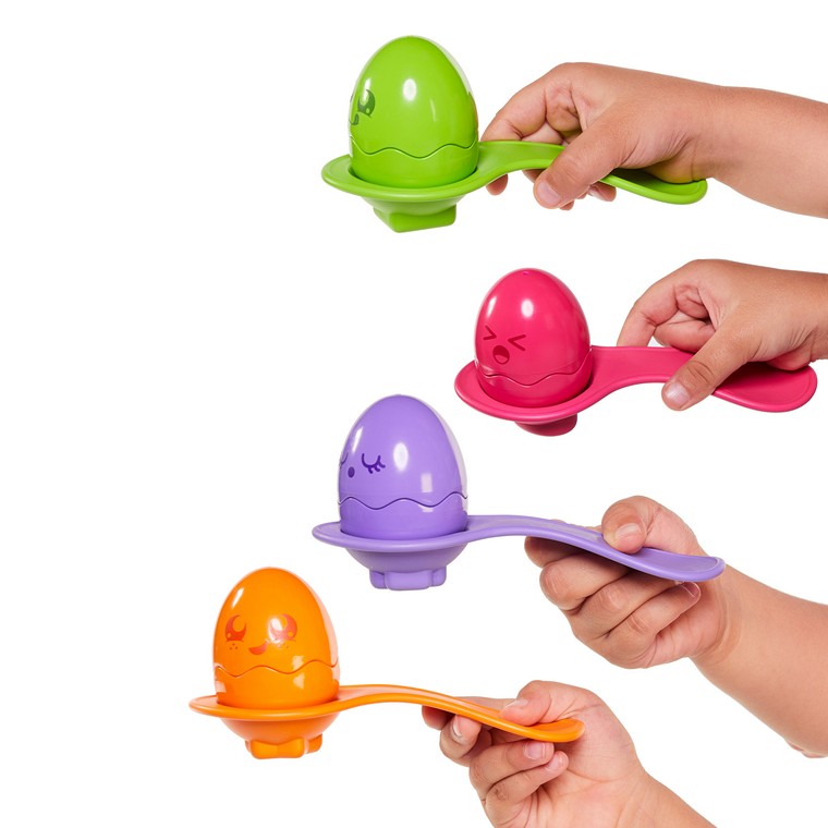 TOMY Toomies Hide & Squeak Egg & Spoon