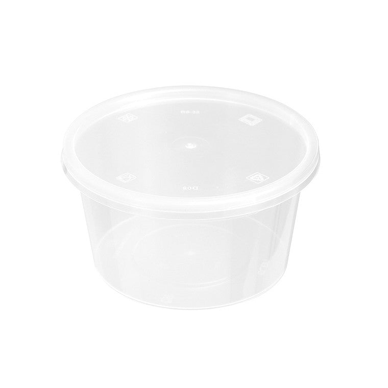 L&L Round Food Container, 500ml, 10pk