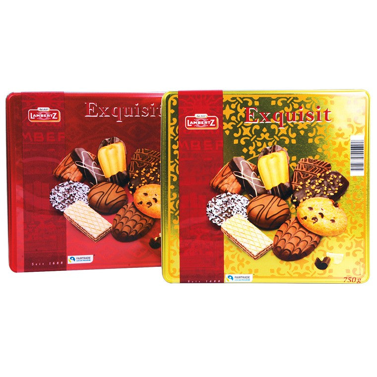 Lambertz Exquisit Biscuits Tin, 750gm