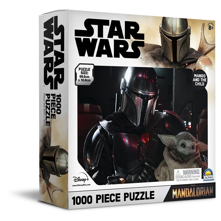 Star Wars The Mandalorian 1000pce Puzzle, 2 Asstd Designs