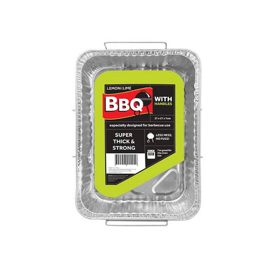 L&L Foil BBQ Tray w/ Handles