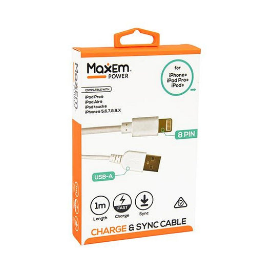 Maxem Cable USB to Lightning, 1m