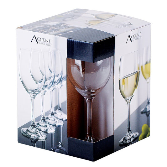 White Wine Glass 350ml, 4 pk