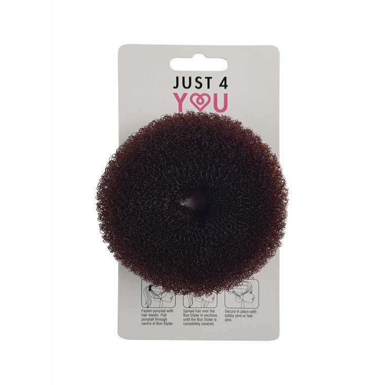 Bun Styler, Brown, 8cm