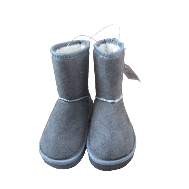 Junior Fleece Lined Boot, Grey, Size 30