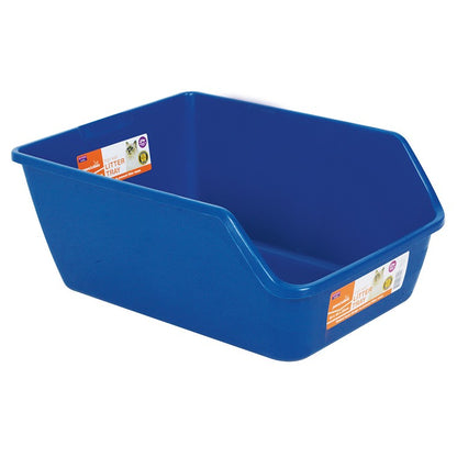 Deep Cat Litter Tray, 2 Asstd Colours