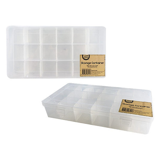 Craft Storage Container Medium, 18 Compartments