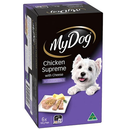 My Dog Chicken Supreme with Cheese, 6x100gm