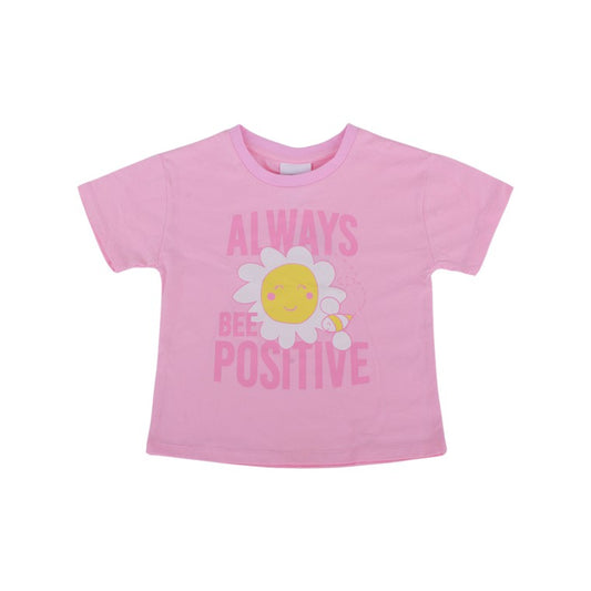 Positive Print Tee, Size 7