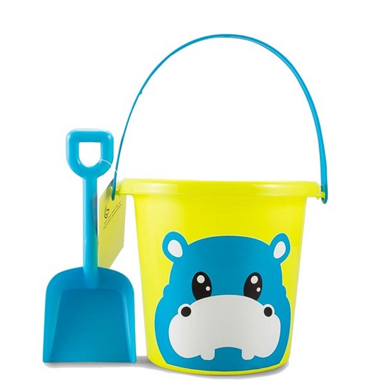 Animal Face Bucket & Spade Beach Set, Asstd