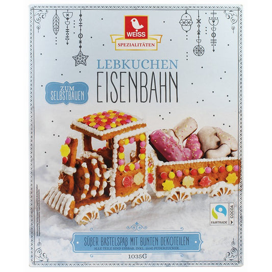 Weiss Lebkuchen, Gingerbread Train DIY Kit