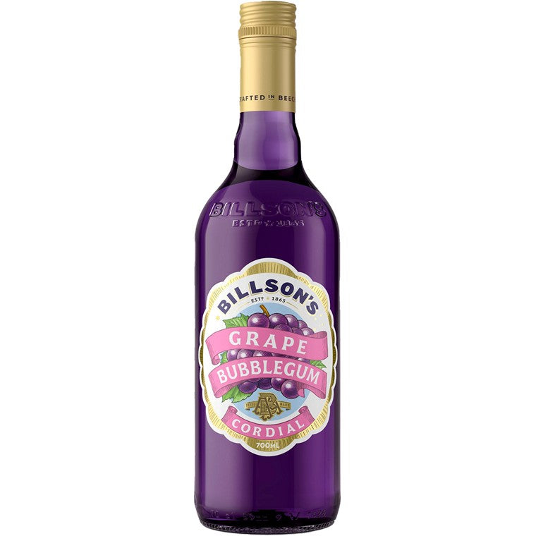 Billson's Grape Bubblegum Cordial,700ml