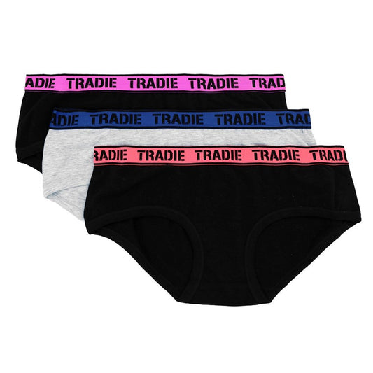 Tradie Lady, Boyleg Focus, 3pk, Size 8