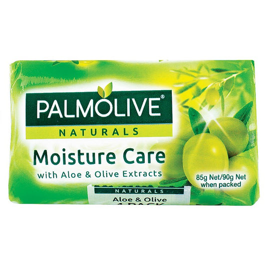 Palmolive Soap Bars Aloe & Olive Extracts, 4pk, 90gm