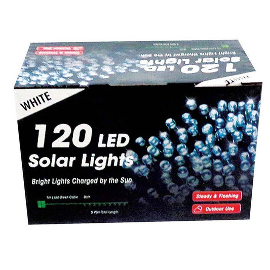 Solar String Lights 120 LED, White