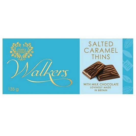 Walkers Salted Caramel Thins, 135gm