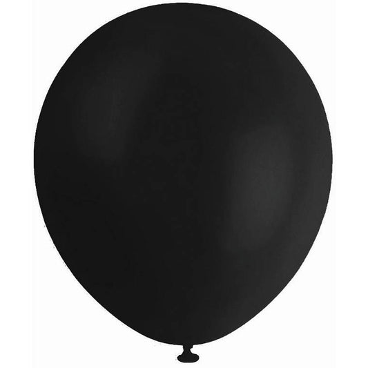 Balloon 30cm, Black, 20pk