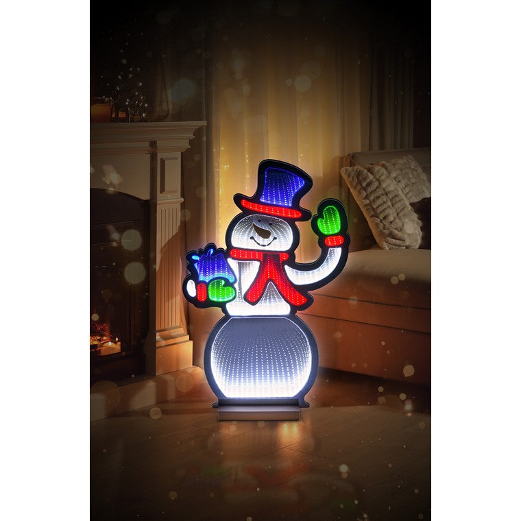 LED Infinity Snowman Light