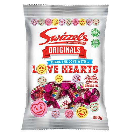 Swizzels Love Heart Rolls, 350gm