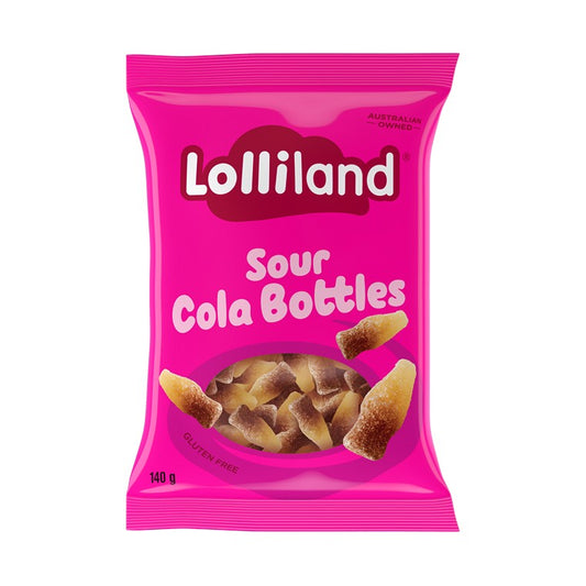 Lolliland Sour Cola Bottles, 140g