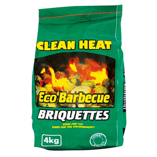 Charcoal Eco Clean Heat Briquette, 4kg