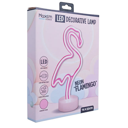 Neon Table Lamp, Flamingo