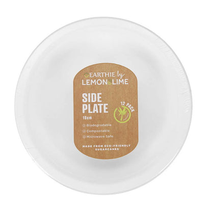 L&L Eco Side Plate 18cm 12pk