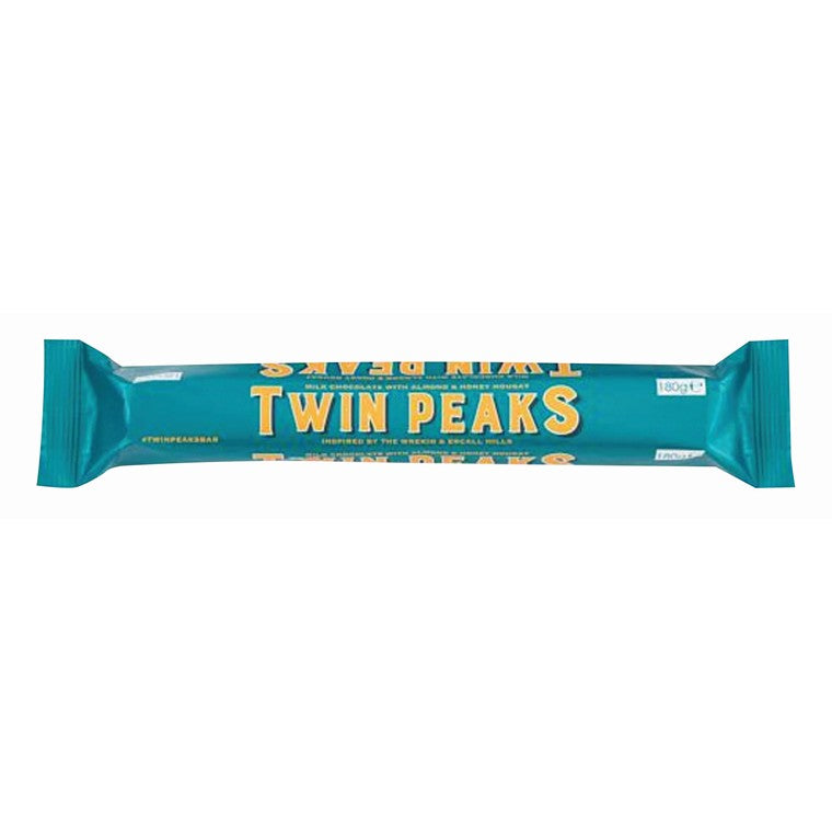 Twin Peaks, Milk Choc w/Almond and Honey Nougat Bar