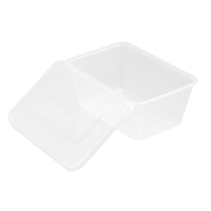 L&L Food Container Rectangle, 1L, 25pk