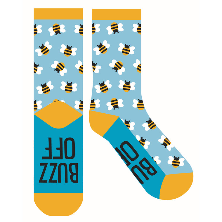 Buzz Off Crazy Socks