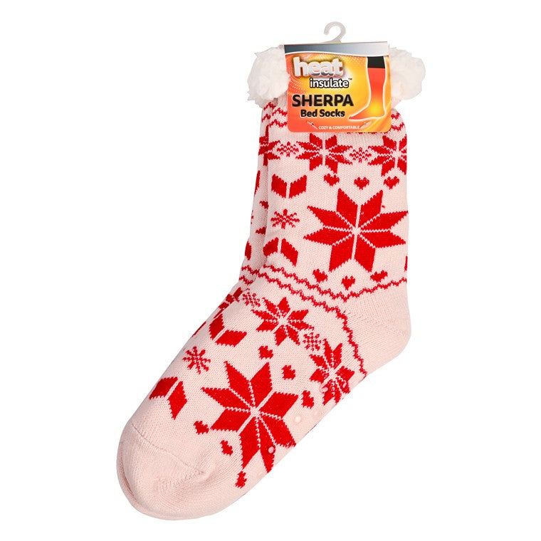 Heat Insulate, Bed Socks, Snow, Asstd