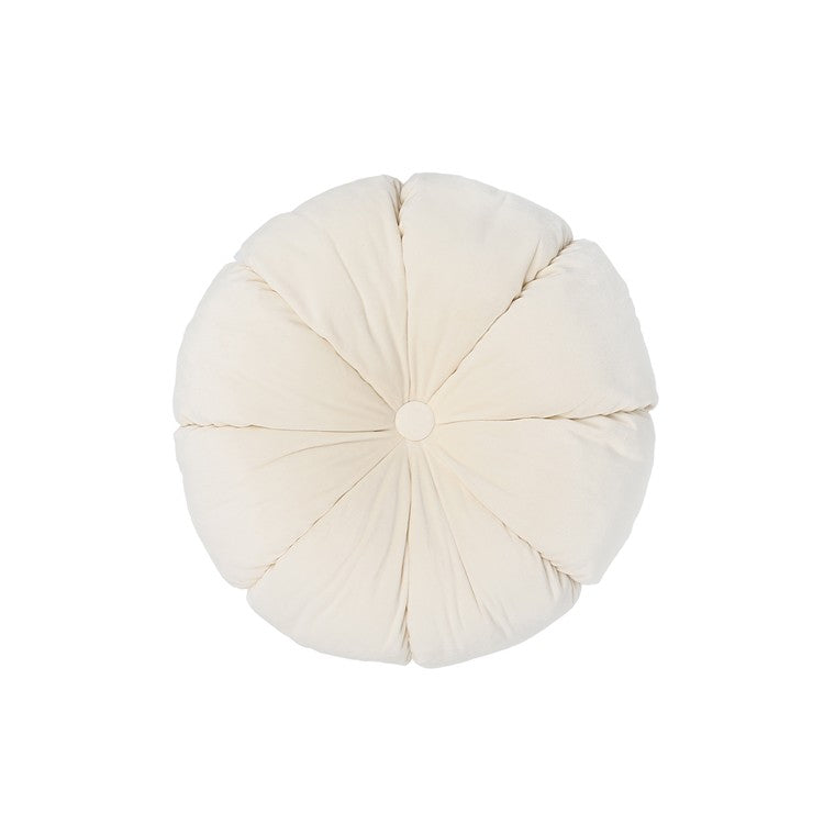 Velvet Round Cushion, Asstd