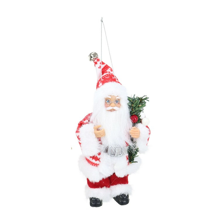 Santa Vintage Figure, 18cm, Asstd