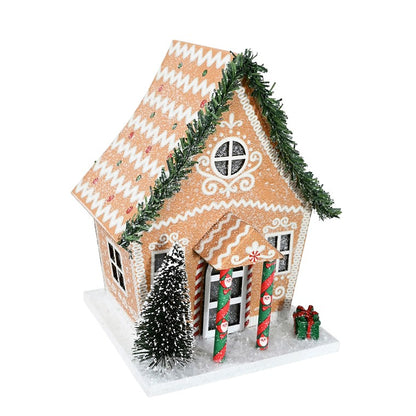 Gingerbread Decorated House, Asstd