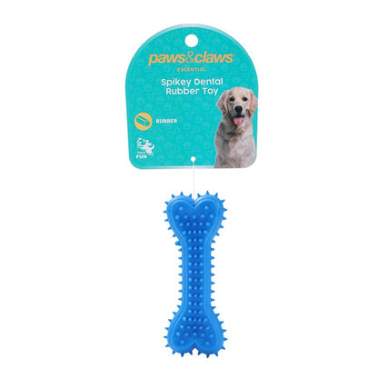 TPR Spikey Bone Pet Toy, Asstd