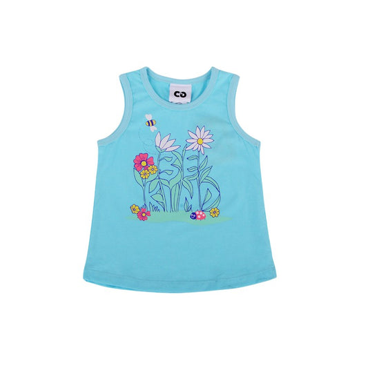 Daisy Print Tank, Size 10